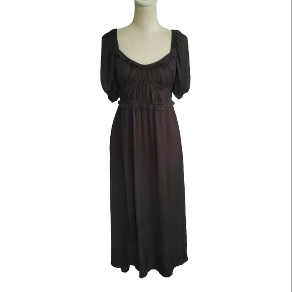 dRA Los Angeles | Anthropologie Lola Peasant Swiss Dot Dress - Picture 2 of 8